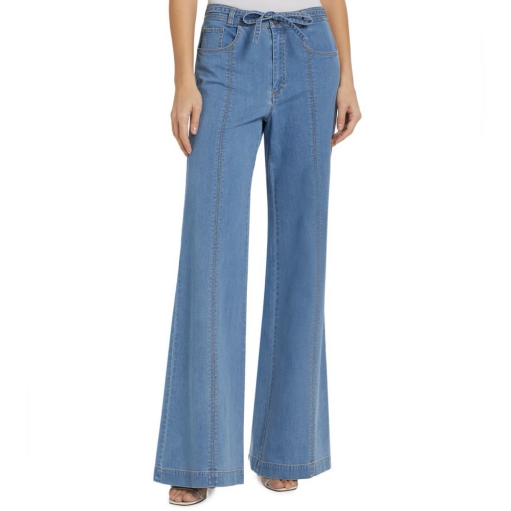 Cinq a Sept Light Blue Flare Jeans